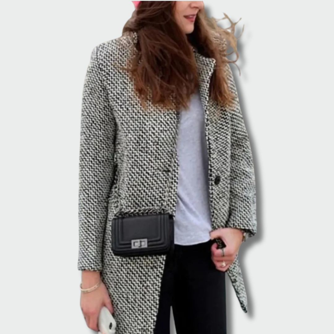 Elena™ – Ilgas Elegantiškas Paltas Rudeniui