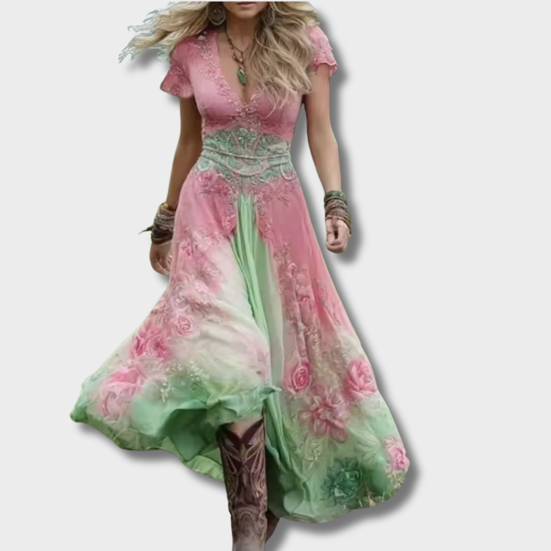 Vida™ – Elegantiška gėlių suknelė