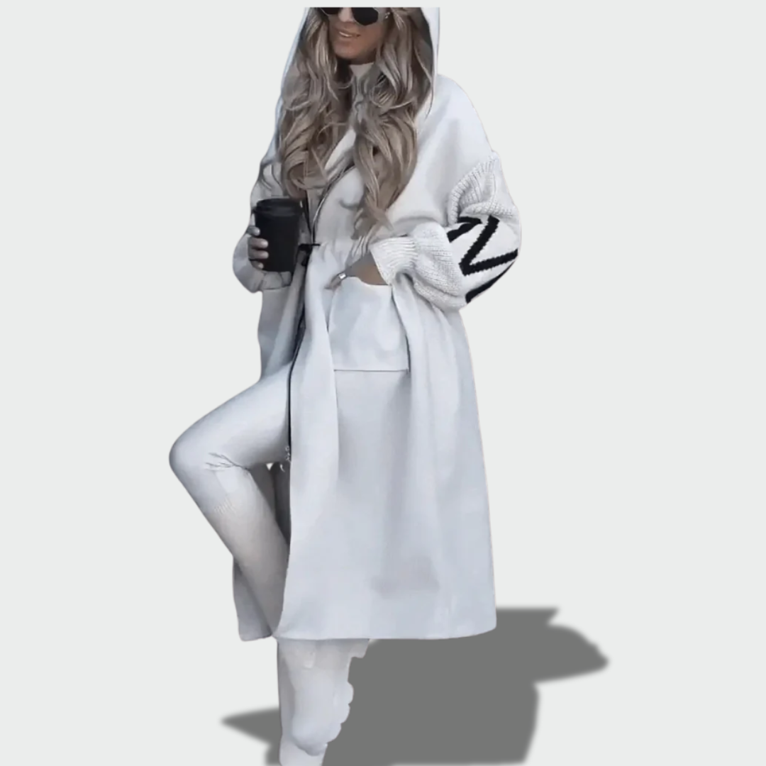 Gabija™ – Ėriuko paltukas su gobtuvu šiltam rudeniui