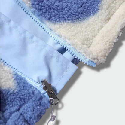 Saulė™ – Dvipusė rudeninė striukė su širdelėmis