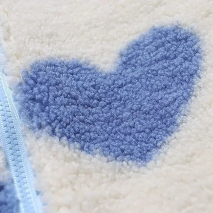 Saulė™ – Dvipusė rudeninė striukė su širdelėmis