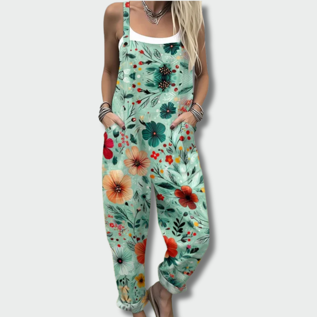 Vaiva™ – Spalvingas Gėlių Kombinezonas