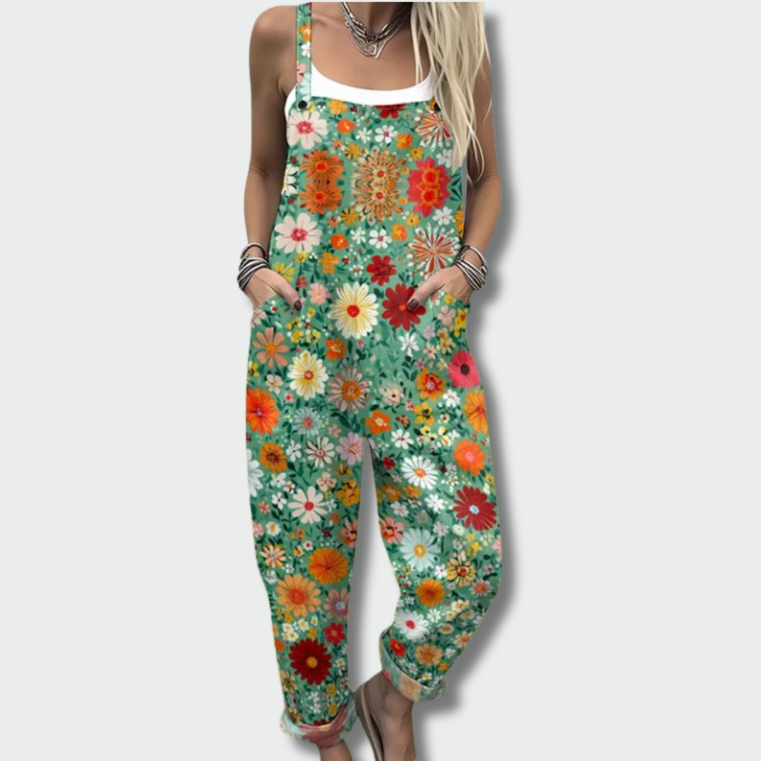 Vaiva™ – Spalvingas Gėlių Kombinezonas