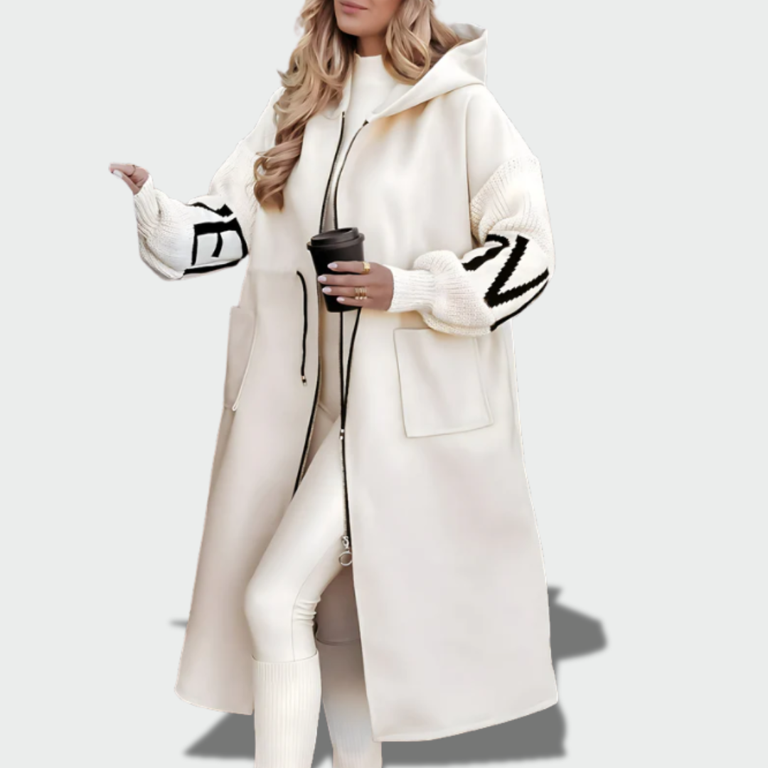 Gabija™ – Ėriuko paltukas su gobtuvu šiltam rudeniui