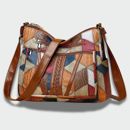 Monika™ – elegantiška mozaikinė odinė rankinė