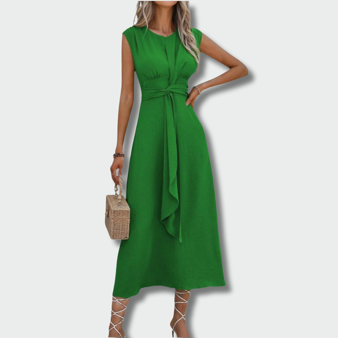 Dovilė™ – Elegantiška ilga be rankovių suknelė