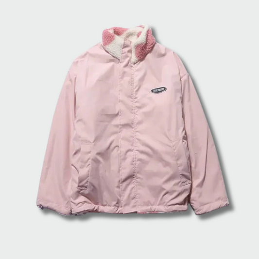 Saulė™ – Dvipusė rudeninė striukė su širdelėmis