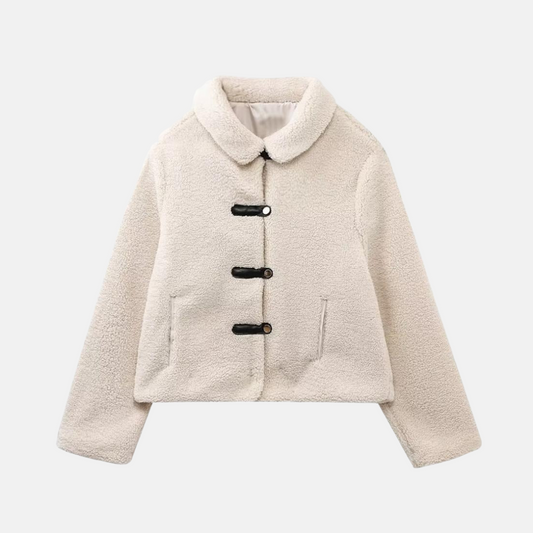 Aldona™ – Elegantiška Trumpa Fleece Striukė