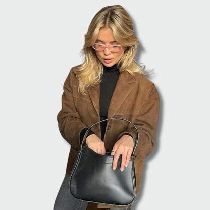 Laima™ – Rudas zomšinis trenchas rudeniui