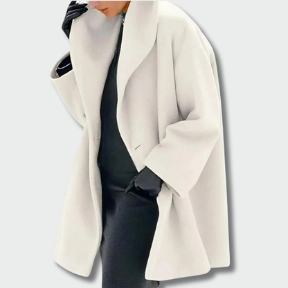 Justina™ – Ilgas šiltas paltas (rudeniui-žiemei)