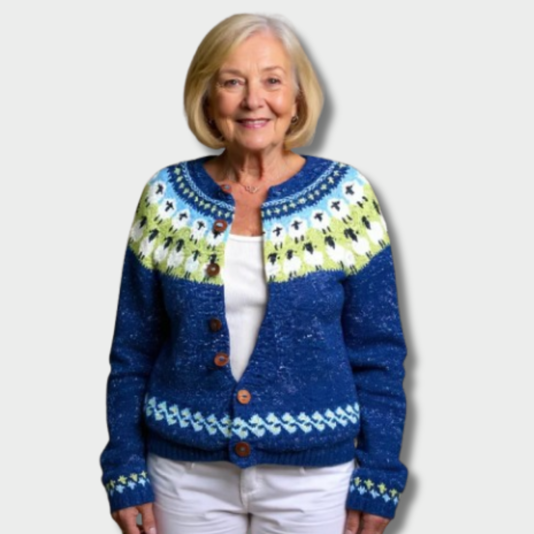 Simona™ – Minkštas Rudens Megztinis ilgomis rankovėmis