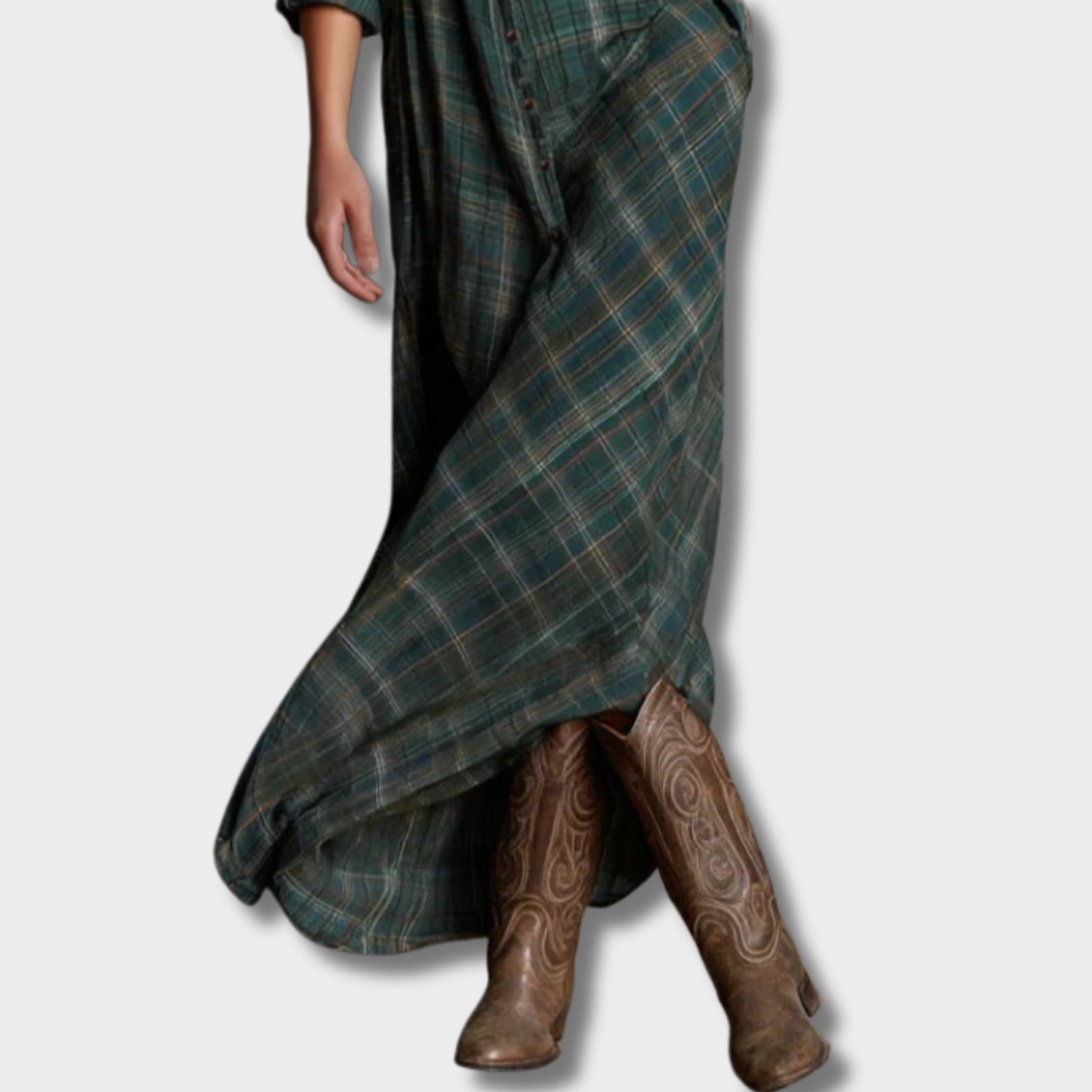 Sigita™ – Elegantiška languota suknelė