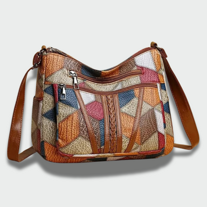 Monika™ – elegantiška mozaikinė odinė rankinė