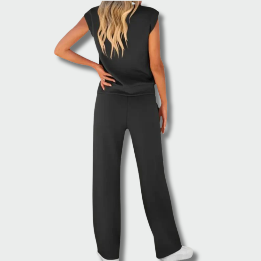 Sandra™ – Dviejų dalių rudeninis elegantiškas kostiumėlis