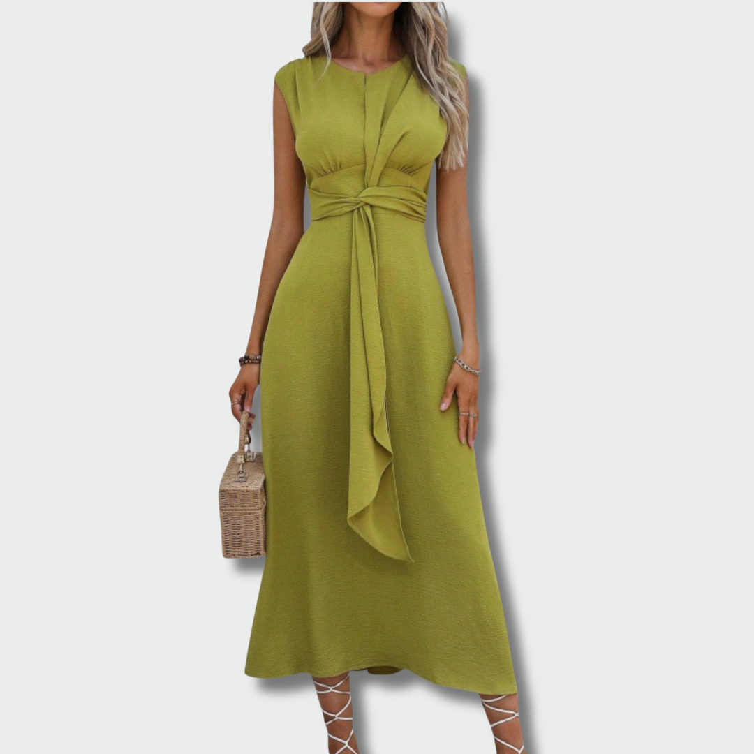 Dovilė™ – Elegantiška ilga be rankovių suknelė