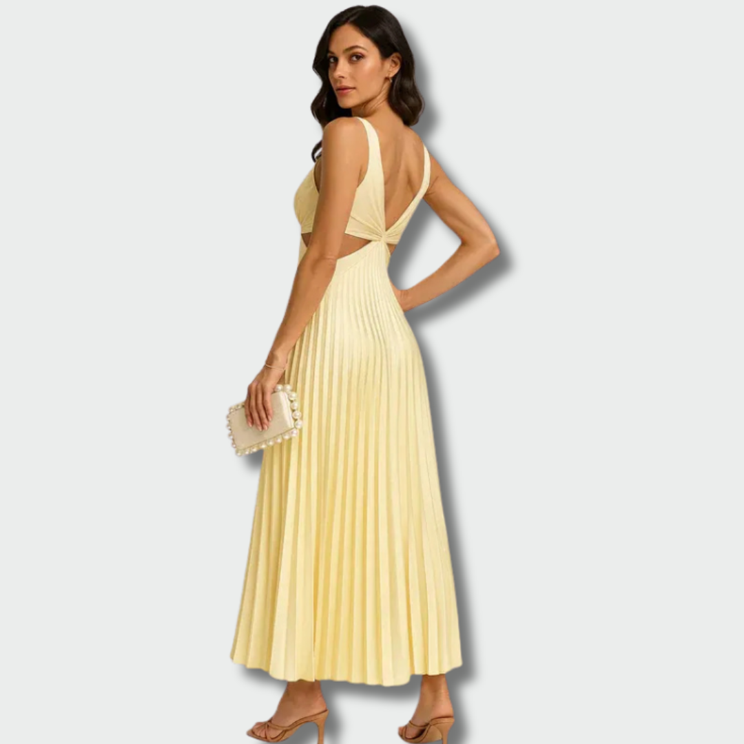 Živilė™ – Elegantiška Rudeninė Midi Suknelė