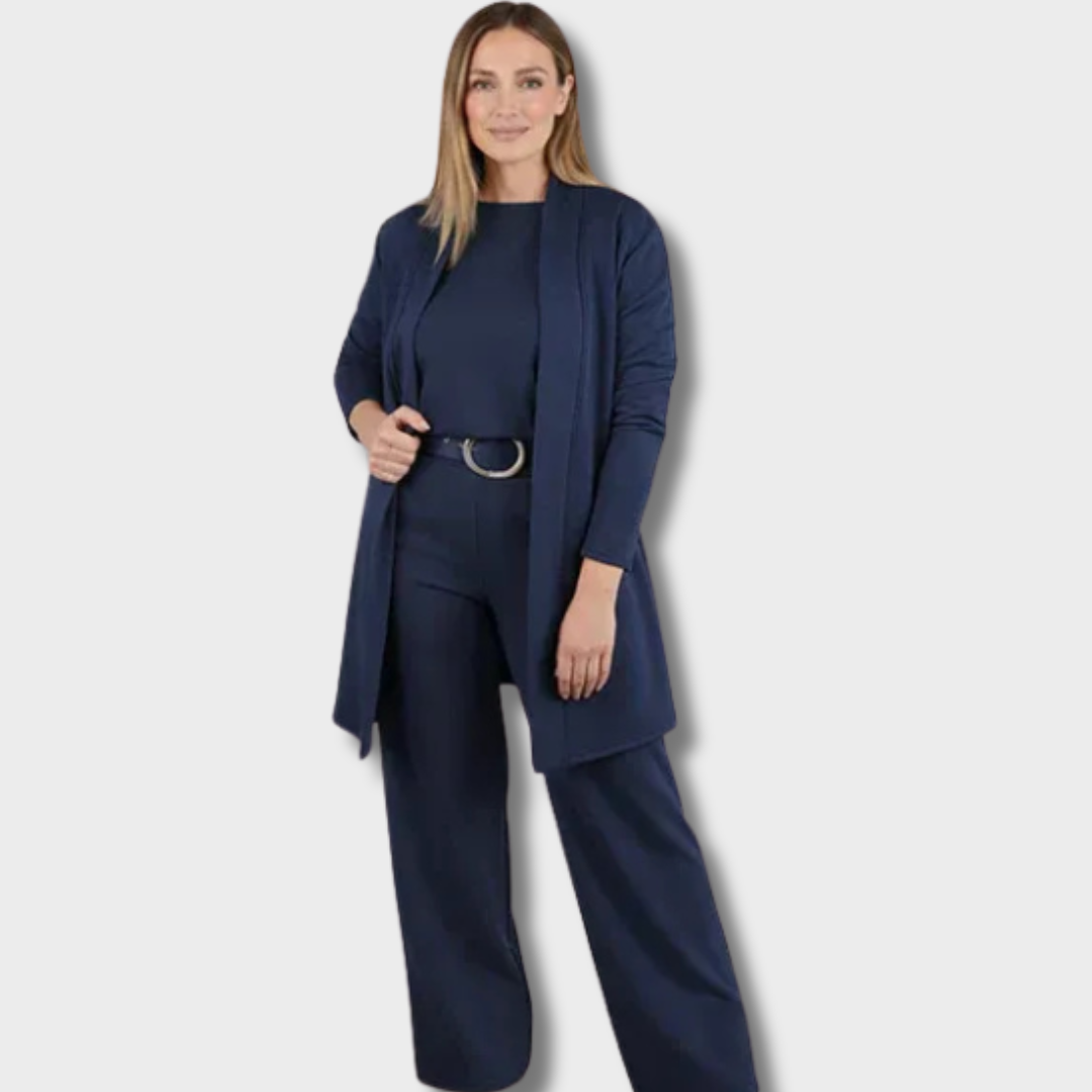 Vilma™ – Elegantiškas trijų dalių tamprus kostiumėlis