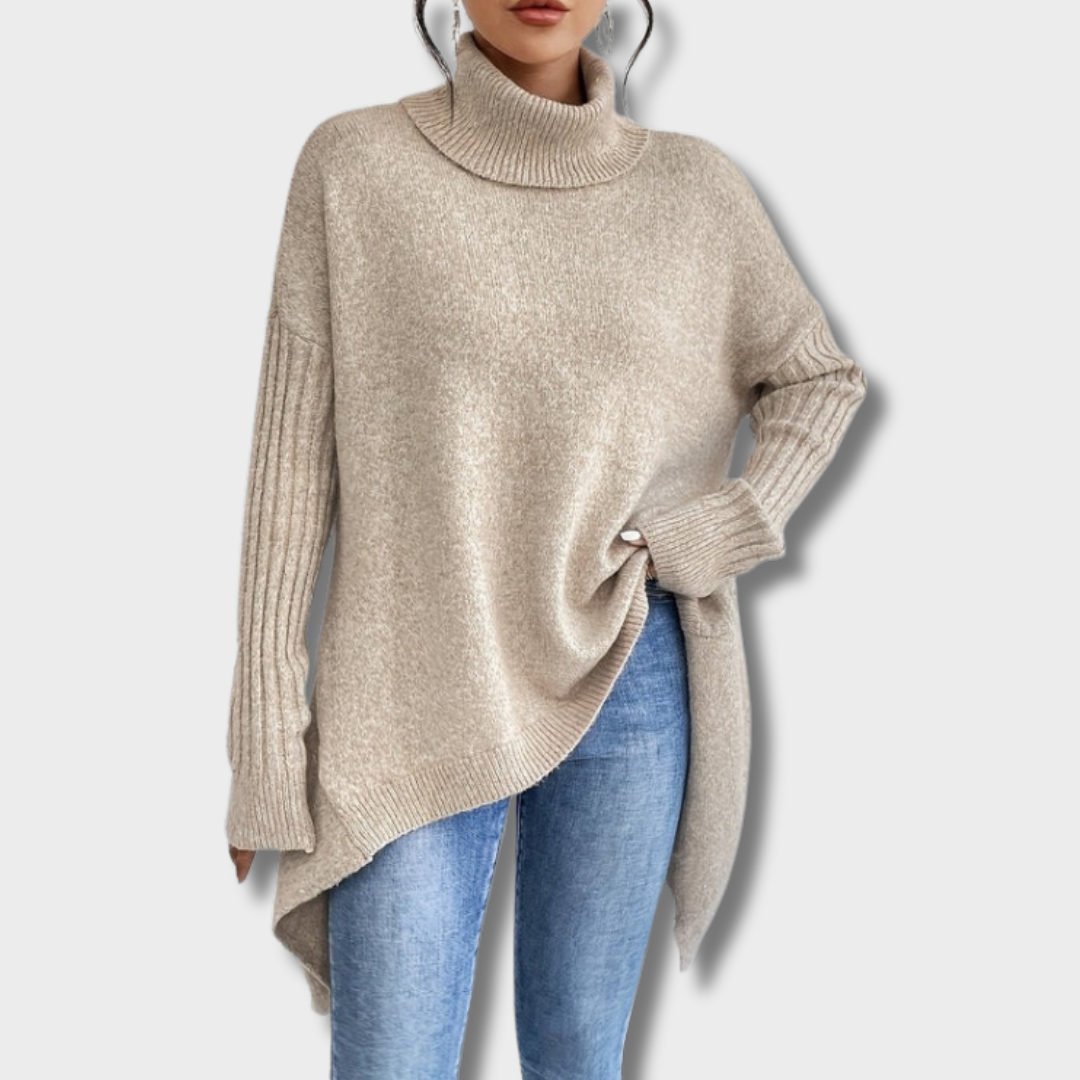 Natalija™ – Oversized polo marškiniai