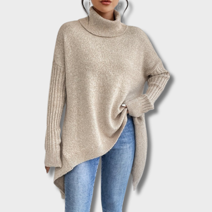 Natalija™ – Oversized polo marškiniai