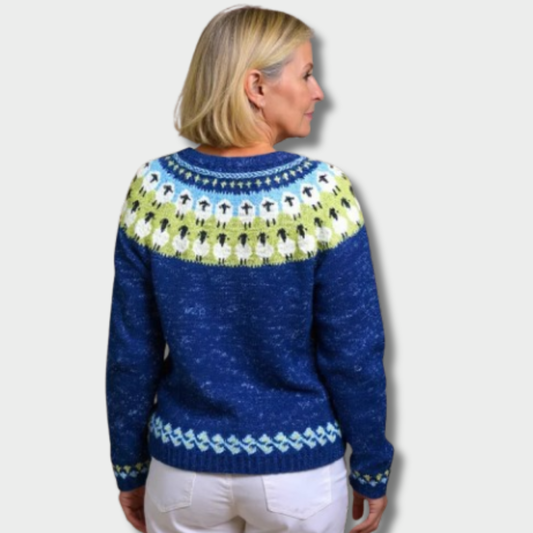 Simona™ – Minkštas Rudens Megztinis ilgomis rankovėmis