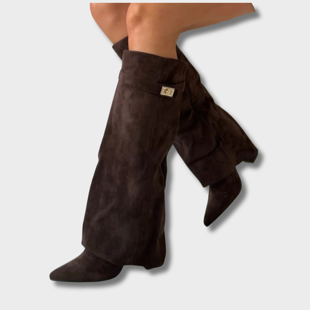 Gintarė™ – Elegantiški Aulinukai su Auksinėmis Detalėmis