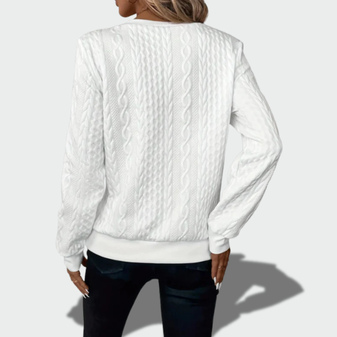 Viltė™ – Madingas megztinis su užtrauktuku