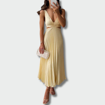 Živilė™ – Elegantiška Rudeninė Midi Suknelė