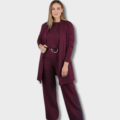 Vilma™ – Elegantiškas trijų dalių tamprus kostiumėlis