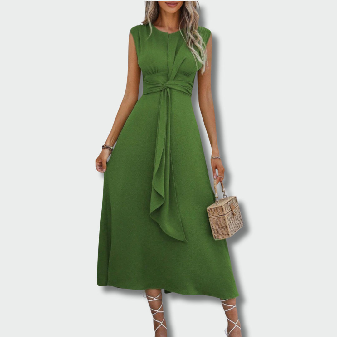 Dovilė™ – Elegantiška ilga be rankovių suknelė