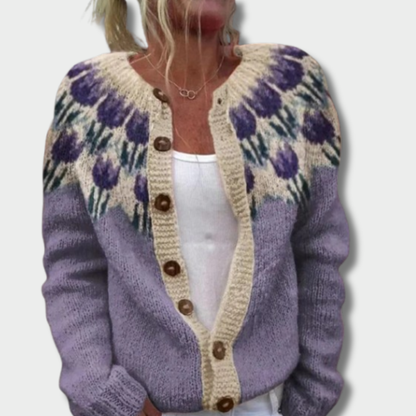 Simona™ – Minkštas Rudens Megztinis ilgomis rankovėmis