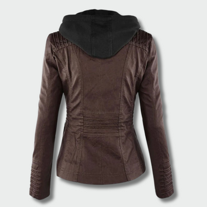 Gabija™ – Elegantiška Odinė Striukė Rudenįa