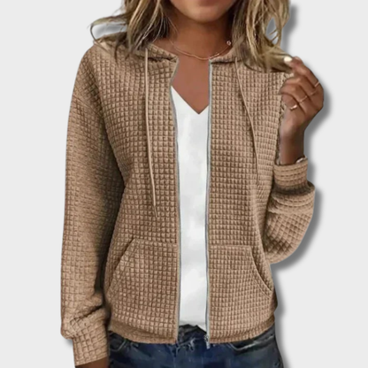 Karolina™ – Elegantiškas užtrauktuko džemperis