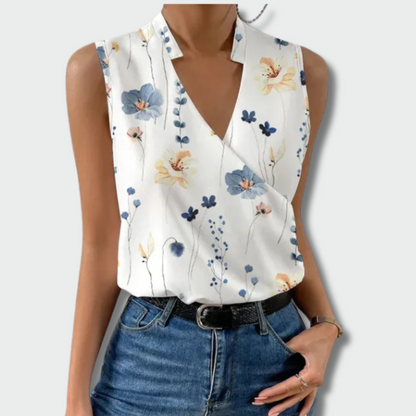 Meda™ – Minkštas topas su V iškirpte