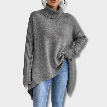 Natalija™ – Oversized polo marškiniai