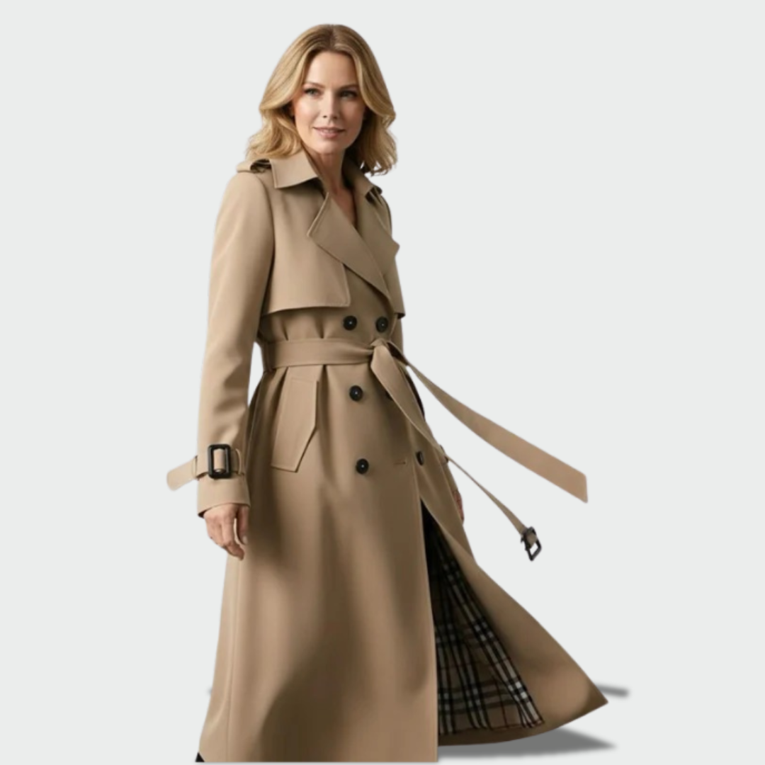 Aistė™ – Klasikinis rudeninis trench paltas
