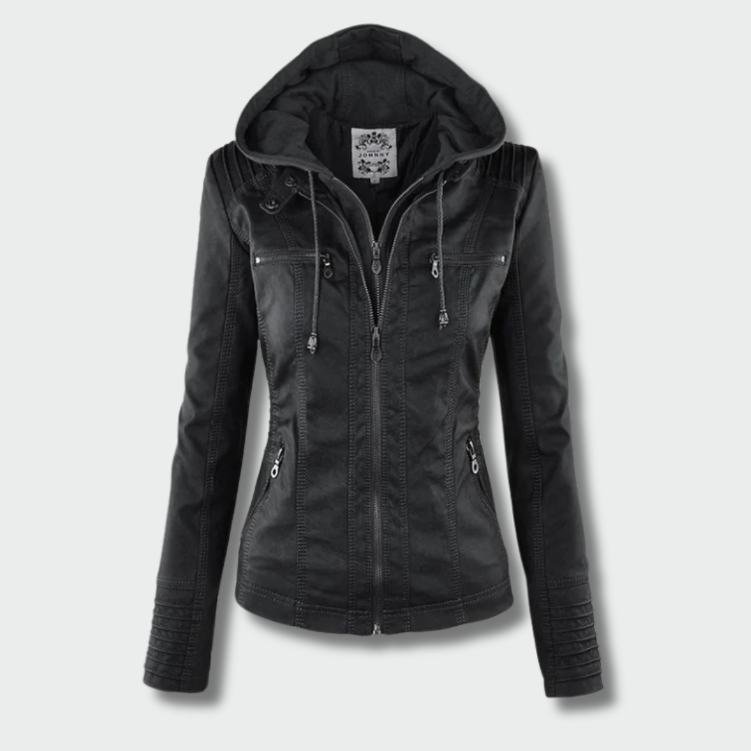 Gabija™ – Elegantiška Odinė Striukė Rudenįa