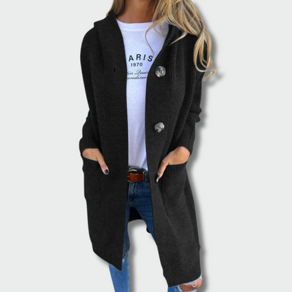 Odeta™ – Ilgas Rudens Kardiganas