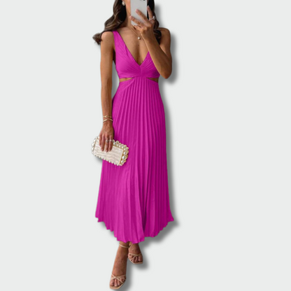 Živilė™ – Elegantiška Rudeninė Midi Suknelė