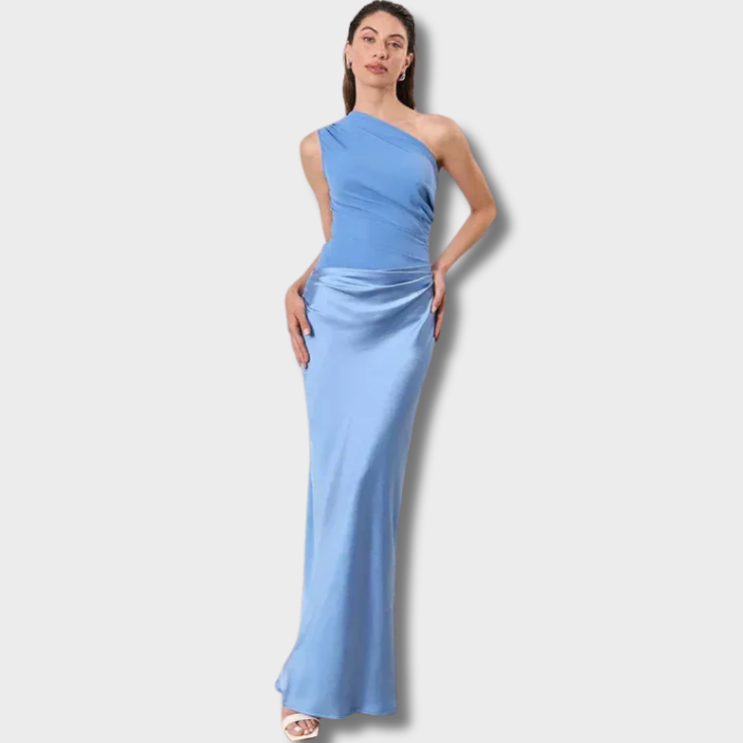 Karolina™ – Elegantiška Satino Suknelė