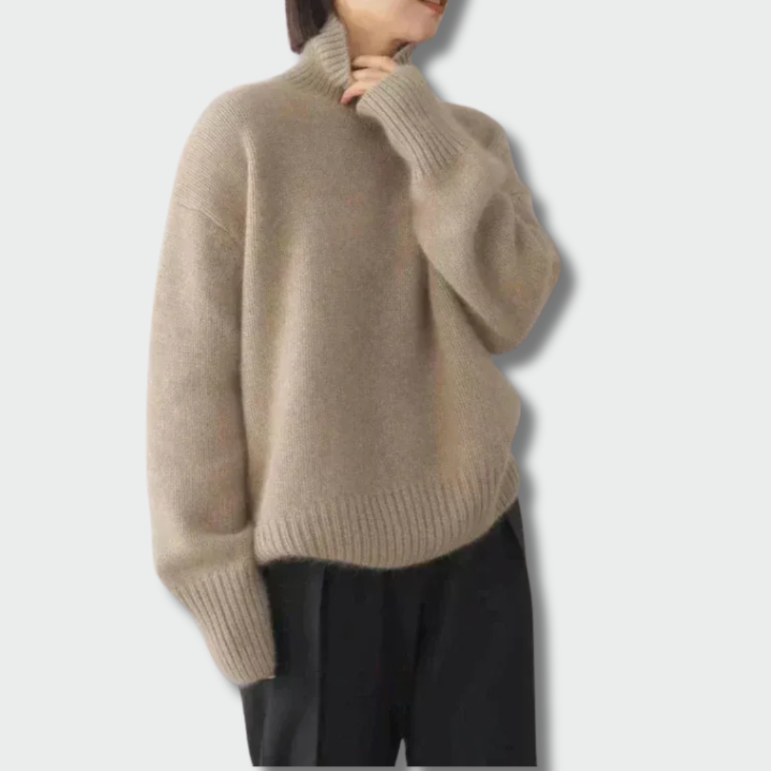 Olivia™ – minkštas kašmyro golfukas rudeniui