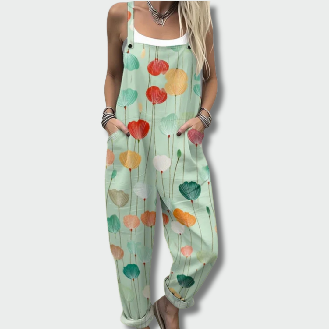 Vaiva™ – Spalvingas Gėlių Kombinezonas