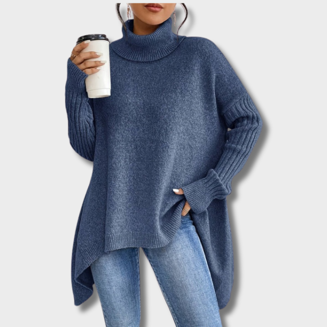 Natalija™ – Oversized polo marškiniai