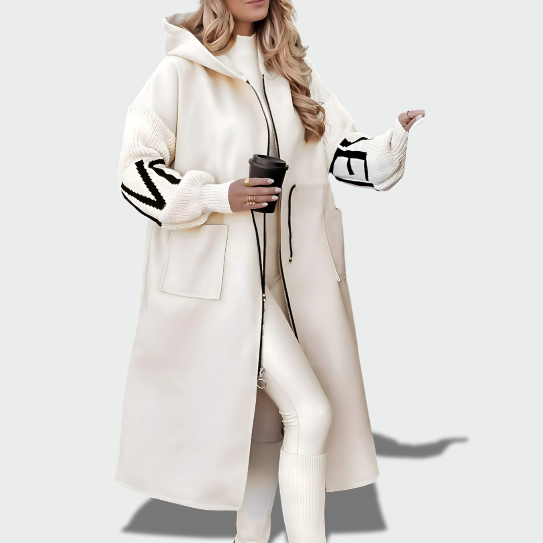 Gabija™ – Ėriuko paltukas su gobtuvu šiltam rudeniui