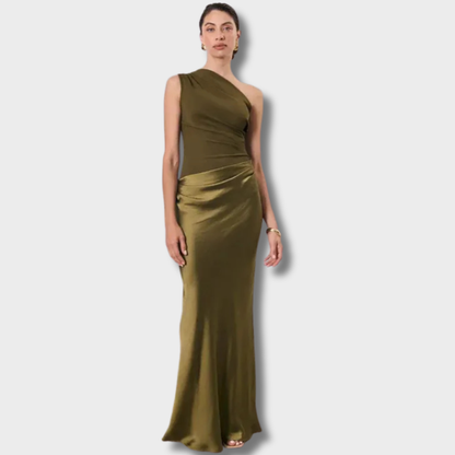 Karolina™ – Elegantiška Satino Suknelė