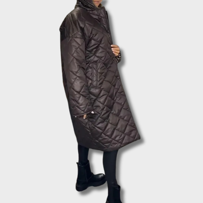 Greta™ – Prabangi Dvipusė Pūkų Striukė