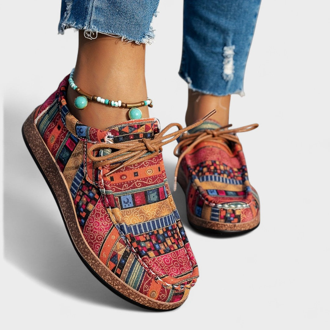 Milena - Spalvoti Meniniai Batai