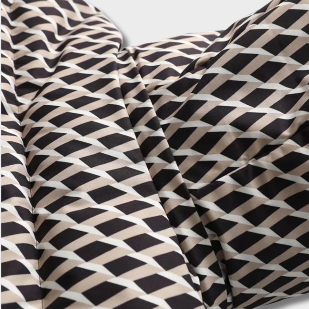 Eglė™ – Moteriška Pūkų Striukė su Diržu