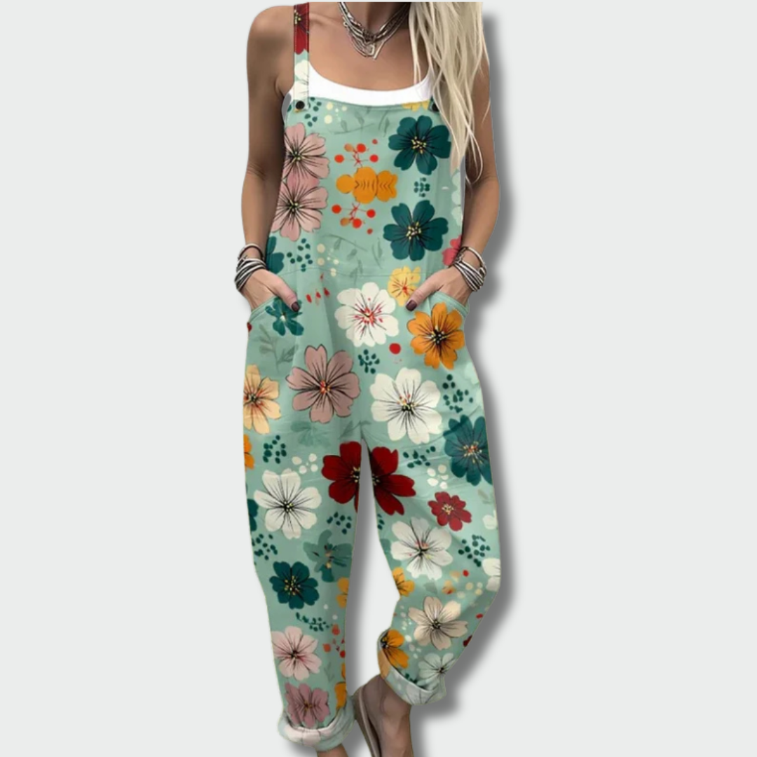 Vaiva™ – Spalvingas Gėlių Kombinezonas