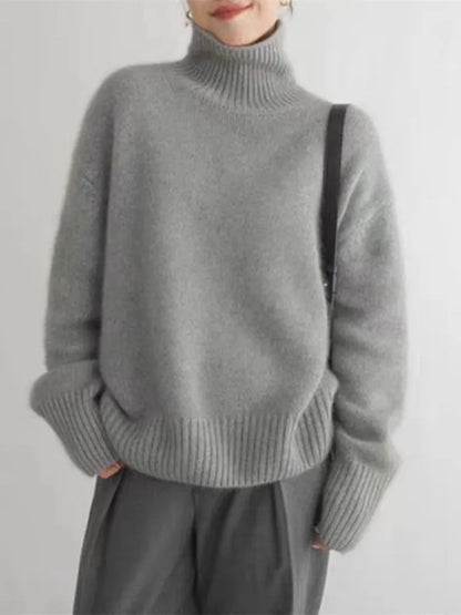 Pull Col Roulé Élégant et Intemporel