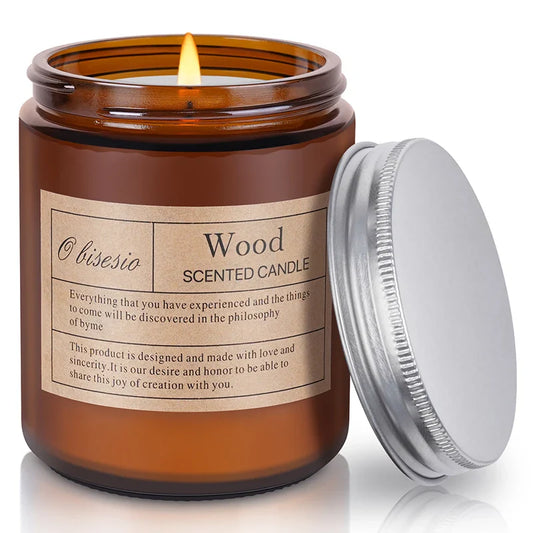 Bougie d’Aromathérapie en Cire de Soja – Obisesio